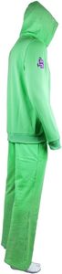 Bright Green with Eagle Embroidery Design Hoodie <b>Set</b> - Product Image 3