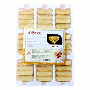 ทาร์ตอบยอดนิยม ฮาลาล รับผลิตแบบ OEM/ODM ทาร์ตไข่แช่แข็งคุณภาพสูง รุ่น YA03 468 กรัม ราคาขายส่งสำหรับร้านเบเกอรี่ - Product Image 1