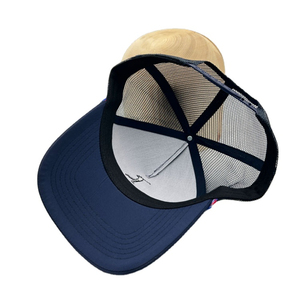 Gorra Trucker Personalizada al por Mayor de 6 Paneles, 100% Algodón, Malla Transpirable, Impermeable, con Parche, Cierre a Presión, para Exteriores - Product Image 3