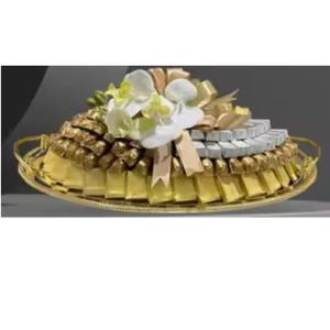 Plateau en métal au design original pour servir des desserts ou des pâtes sur mesure - Product Image 1