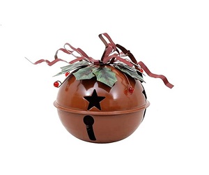 Juego de 6 Campanas Metálicas Extra Grandes Blancas, Campanas de Metal para Decoración Navideña, Campana Gigante para Trineo, Campana para Exteriores - Product Image 5