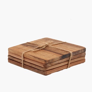 Round Wood <b>Table</b> Mats 350mm Diameter Non-Slip Modern Design for Home Use - Product Image 6