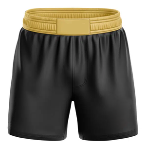 Shorts MMA tendance et fonctionnels 100 % polyester avec fermeture à crochet, durables, respirants, imprimés par transfert thermique, légers, logo personnalisé - Product Image 6