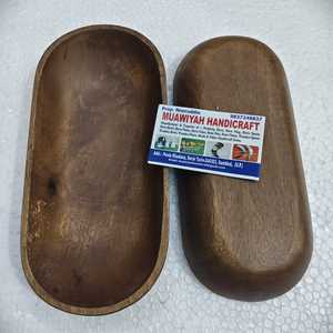 Producto Superior 100% Natural de Alta Calidad, Portavelas y Cuenco de Madera Redondos para Decoración de Diwali y Navidad, Diseño Más Reciente - Product Image 1