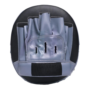 High Quality Leather Focus Mitts Boxing Training <b>Pads</b> Punch <b>Practice</b> Speed Drills Accuracy Workouts - Product Image 2