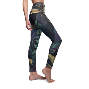 Leggings pour femmes, coupe ajustée, sans couture, taille haute, respirants, en tissu de spandex, nylon et bambou, pour l'entraînement, le yoga, la course à pied et les tenues décontractées - Product Image 2