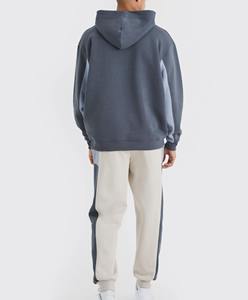 Custom 100% Cotton Heavyweight Fleece Streetwear <b>Joggers</b> for Men <b>Oversized</b> Fit Sportswear Panel Tracksuit Urban Fashion Outfit - Product Image 4