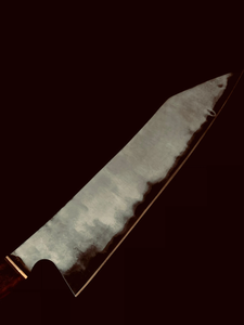 Cuchillo de Chef Profesional Forjado a Mano, Ambidiestro, de Acero al Carbono, Mango Ergonómico de Madera, Apto para Lavavajillas, OEM/ODM - Product Image 3