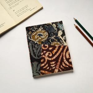CRAFT HACKLE Carnet à couverture en tissu cousue main, reliure cousue imprimée multicolore, pour journalisation, croquis et dessin - Product Image 1