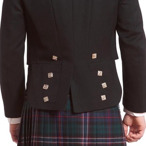 Chaqueta Escocesa de Tartán de Alta Calidad para Hombre, Chaqueta de Boda Highland Prince Charlie, Superventas, OEM, ODM - Product Image 5