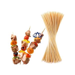 Brochetas de Bambú Orgánico de Alta Calidad |   Brochetas de Barbacoa Naturales Premium para Servicio de Alimentos - Product Image 1