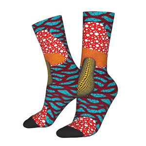 Chaussettes personnalisées pour adultes, impression sérigraphique, motif uni, matière en spandex, absorbant la transpiration, décontractées pour l'été, rouge, orange, bleu, jaune - Product Image 4