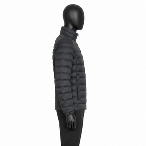 Custom Lightweight Men Winter Puffer <b>Jacket</b> Warm Quilted Bubble Coat Stand Collar Windproof <b>Packable</b> Men's Outerwear <b>Jacket</b> - Product Image 3