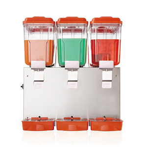 Distributeur de jus électrique 32L 330W anti-goutte en acier inoxydable avec filtre et commande par bouton, machine à boissons commerciale pour hôtel - Product Image 1