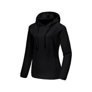 เสื้อฮู้ดแขนยาวมีซิปสีพื้น ชุดเซ็ตกระโปรงยาวสองชิ้นสำหรับผู้หญิง - Product Image 3