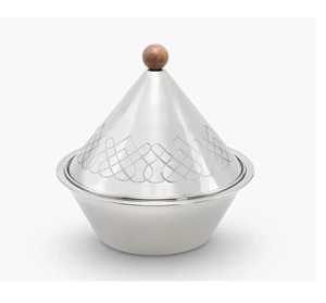 Elegant Floral Laser Engraved Stainless Steel Casserole Double Wall Insulated Hot Pot Roti Chapati Box Food Serving <b>Warmer</b> - Product Image 4