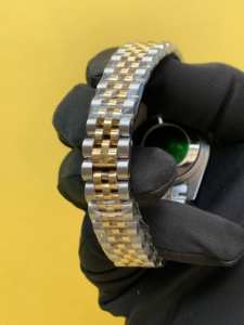 BOJ Plain R.O.L.E.X.58 36mm Fashionable Two Tone Stainless Steel Mechanical Automatic Analog Wrist <b>Watch</b> At Low Price Hot Sale - Product Image 5