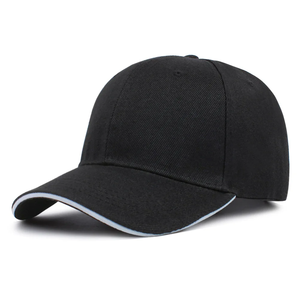 Customized Printed Logo Sandwich Sun Protection <b>Hat</b> Polyester Cotton Baseball <b>Cap</b> Versatile Suitable Men And Women <b>hat</b> - Product Image 1