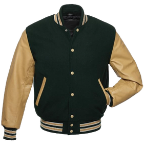 Veste universitaire haut de gamme pour homme SBEA IMPEX, en polyester, avec logo personnalisé, col montant, fermeture éclair, doublure en coton, hiver, style universitaire - Product Image 1