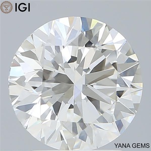 Diamante cultivado en laboratorio CVD con certificado IGI, claridad VVS1, color F, forma redonda de 8.71 mm, 2.50 quilates, para anillo de propuesta de estilo. - Product Image 1