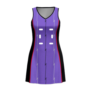 Top Quality Design Your Own Plus Size Netball Uniforms 100% Polyester Quick Dry Lightweight Netball Uniforms Team Wear - Product Image 2