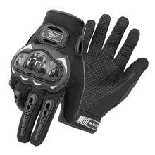 Gants de moto en cuir pour course, avec protection carbone, respirants, antidérapants, sangle de poignet, compatibles écran tactile, OEM ODM, vente en gros, direct usine - Product Image 6