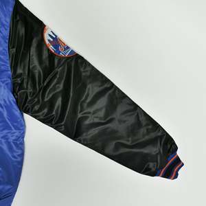 Men's Premium Satin Varsity <b>Jacket</b> 2026 Royal Blue Custom Sports Team Satin Bomber <b>Jacket</b> with Chenille Patches Streetwear HD - Product Image 3