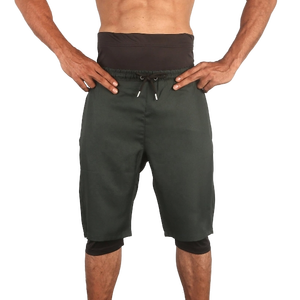 High Quality <b>Men's</b> Awrah <b>Shorts</b> Muslim Mid-Knee Casual Sunnah Islamic Solid 100% Polyester Breathable Activewear - Product Image 4