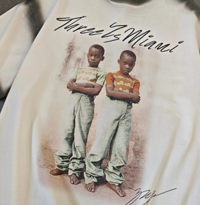Streetwear 100% Cotton Heavy Weight 300gsm Breathable Character Dirty Washed Color <b>Spray</b> Dtg Print Oversized Fit Custom Graphic - Product Image 2