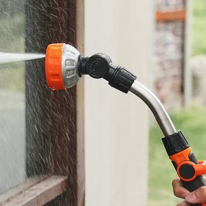 Pulvérisateur de jardin robuste de 15 pouces avec 8 modes de pulvérisation, tête pivotante à 180 degrés, longue lance d'arrosage - Product Image 2