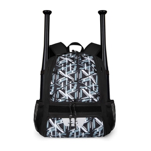 Green Camouflage Baseball <b>Backpack</b> with Bat Pockets 50-70L 600D Nylon Sports Bag for <b>Kids</b> and Adults - Product Image 6