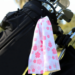 Toalla de golf tipo waffle para el cuidado del equipo y uso al aire libre, precio mayorista económico, toallas de golf tipo waffle ligeras con MOQ bajo - Product Image 4