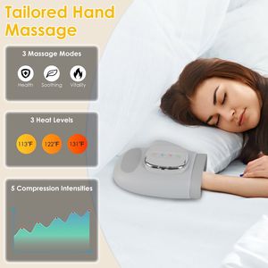 Massaggiatore Manuale Senza Fili con 14 Airbag, 3 Modalità di Massaggio, 5 Livelli di Intensità e 3 Livelli di Calore, Alimentato USB per Artrite e Sindrome del Tunnel Carpale - Product Image 5
