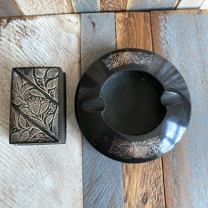 Cendrier décoratif en métal pour table, idéal pour hôtels et cafés - Product Image 4