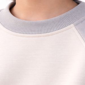 เสื้อสเวตเชิ้ตคอกลมแขนยาวทรงแร็กแลนสำหรับผู้ชาย - ผ้าฝ้าย 100% คุณภาพสูง สวมใส่สบาย ทรงปกติ กันน้ำและระบายอากาศได้ดี - Product Image 5