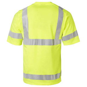 เสื้อยืดแขนสั้นสะท้อนแสงแบบสั่งทำพิเศษสำหรับคนงานก่อสร้าง มองเห็นได้ชัดเจน ปลอดภัย - Product Image 5