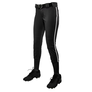 Pantalons de sport professionnels pour femmes avec/ sans passepoil / pantalons de softball ajustés personnalisés pour jeunes/adultes hommes, vente en gros de pantalons de baseball à faible MOQ - Product Image 2