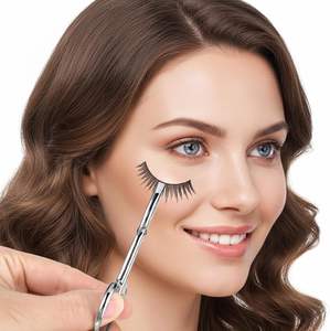 UBI 2 Pinzas para Cejas Hechas a Mano de Acero Inoxidable con Punta Fina, Reutilizables, Duraderas, de Lujo, PK - Product Image 3