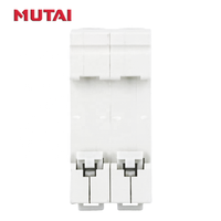 MUTAI fabrika 250V için 1000V Disjoncteur minyatür devre DC kesici MCB C6 6A 6 16 32 40 50 63 AMP 1P 2P güneş MCB