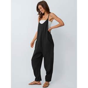 2025 <b>Women's</b> 2025 Floral Jumpsuits Comfortable Summer Outfits Casual Rompers <b>for</b> Beach Vacations Trendy <b>Overalls</b> Jumpers - Product Image 1