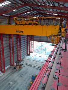 Système de câbles festonnés robustes pour grues EOT, gestion des câbles résistante à la corrosion sur rails en I, pour charges lourdes, fabrication CMK Inde - Product Image 2