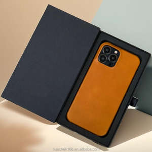 Factory Direct Exquisite Custom Black Special Paper <b>Box</b> for Phone Cases, Magnetic Label & Embossed Cardboard - Product Image 5