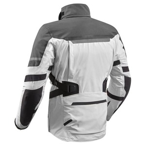 Custom Logo <b>Biker</b> Riding Men's <b>Jackets</b> Motocross Protective Gear High Quality Full Sleeve Color-Blocked Gray White All Seasons - Product Image 5