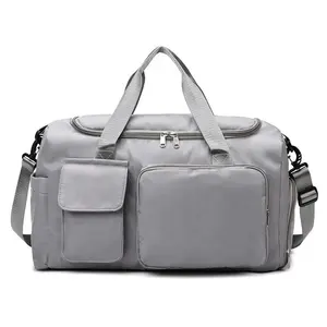 cheap price lowest prices Luxury Genuine leather duffle bag men travel weekender overnight bag low cost wholesale price