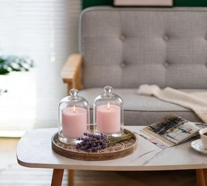 Plateau décoratif rond poli en bois brun lotus, centre de table rustique style ferme, plateau de service en bois, plateau utilitaire pour la restauration - Product Image 6