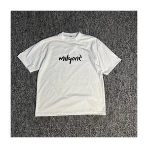 เสื้อยืดคอกลมแขนสั้นผู้ชาย <span class=keywords><strong>Rich</strong></span> Off Fashion สีเขียว ผ้าฝ้ายถัก สไตล์สตรีท ทรงปกติ พิมพ์ลายกราฟิก - Product Image 6