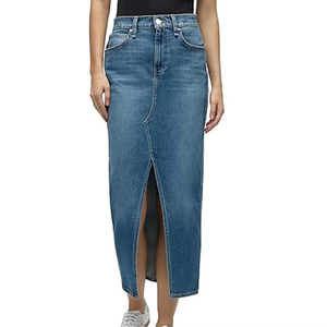 Shorts Vaqueros Casuales de Talla Grande para Mujer, Faldas Transpirables de Algodón, Faldas Vaqueras Largas y Anchas de Alta Calidad para Mujer - Product Image 1