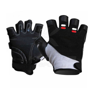 Guantes de Ciclismo de Medio Dedo de Cuero de Alta Calidad para Ciclismo, Ligeros, para Deportes y Fitness, Antideslizantes, con Muñequera Ajustable - Product Image 5