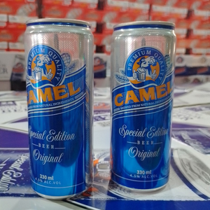 Boissons alcoolisées personnalisées, bière vapeur Camel, 330 ml x 24 canettes, brasserie du Vietnam, OEM ODM, bière lager à étiquette privée, 4,5% - Product Image 3