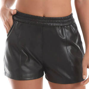 Nuevos Shorts Casuales Personalizados para Mujer, Diseño Vintage, 100% Cuero, Ropa Deportiva, Shorts de Cuero para Mujer en Venta - Product Image 1